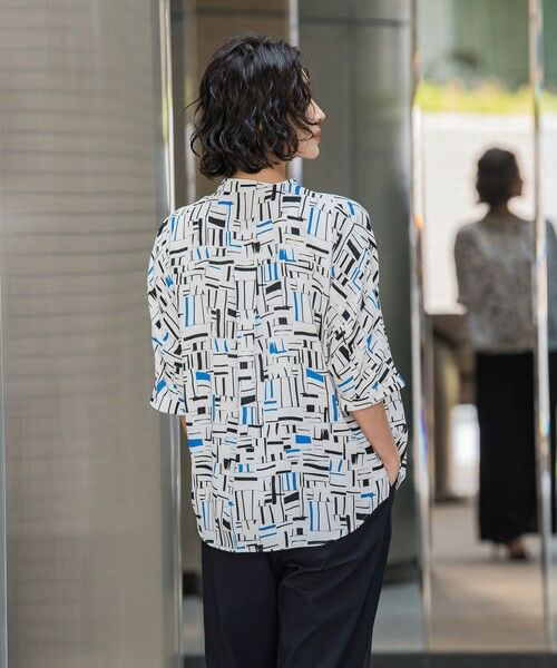 la.f... / ラ・エフ シャツ・ブラウス | 幾何柄ブラウス≪洗濯機で洗える≫ | 詳細3