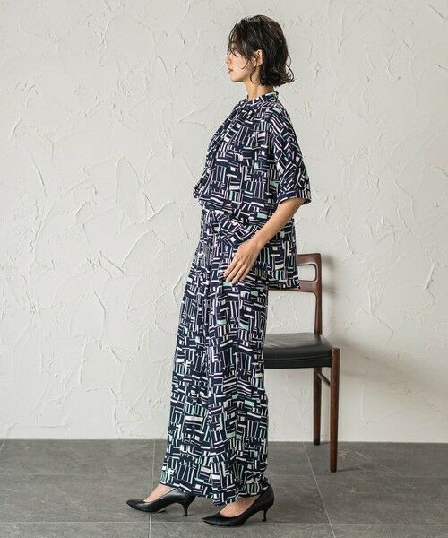 la.f... / ラ・エフ シャツ・ブラウス | 幾何柄ブラウス≪洗濯機で洗える≫ | 詳細15