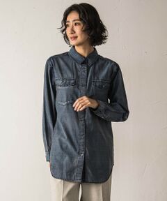 la.f... / ラ・エフ シャツ・ブラウス | 【biyori】シアーデニムシャツ≪手洗い可能≫