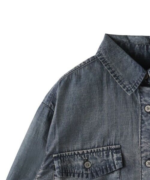 la.f... / ラ・エフ シャツ・ブラウス | 【biyori】シアーデニムシャツ≪手洗い可能≫ | 詳細8
