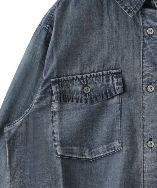 la.f... / ラ・エフ シャツ・ブラウス | 【biyori】シアーデニムシャツ≪手洗い可能≫ | 詳細9