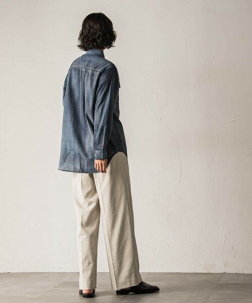 la.f... / ラ・エフ シャツ・ブラウス | 【biyori】シアーデニムシャツ≪手洗い可能≫ | 詳細4