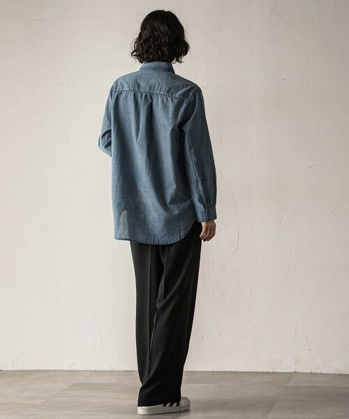 la.f... / ラ・エフ シャツ・ブラウス | 【biyori】シアーデニムシャツ≪手洗い可能≫ | 詳細18