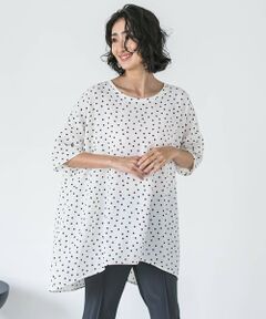 la.f... / ラ・エフ カットソー | 【biyori】""着心地さらっと""半袖万能フレアチュニック≪洗濯機で洗える≫