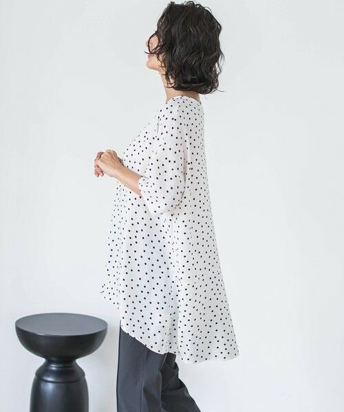 la.f... / ラ・エフ カットソー | 【biyori】""着心地さらっと""半袖万能フレアチュニック≪洗濯機で洗える≫ | 詳細3