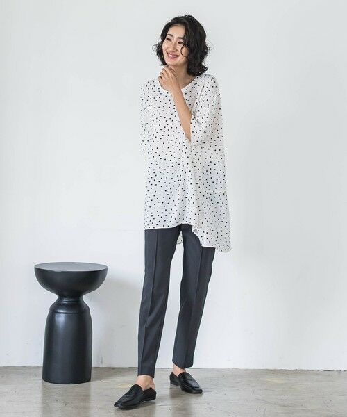 la.f... / ラ・エフ カットソー | 【biyori】""着心地さらっと""半袖万能フレアチュニック≪洗濯機で洗える≫ | 詳細9