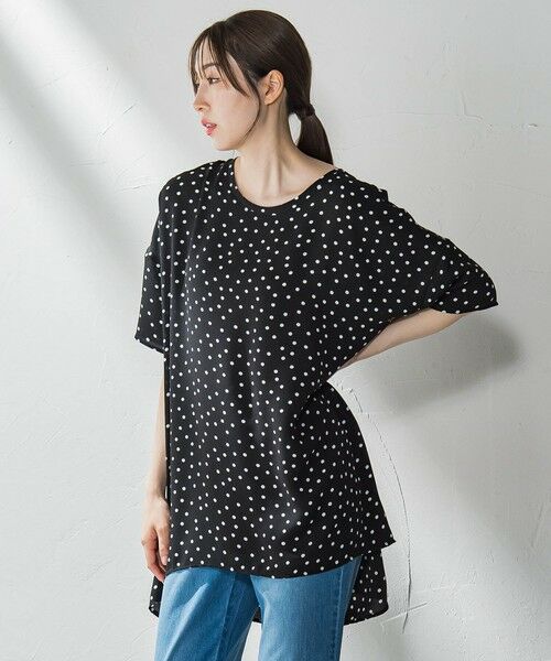 la.f... / ラ・エフ カットソー | 【biyori】""着心地さらっと""半袖万能フレアチュニック≪洗濯機で洗える≫ | 詳細29