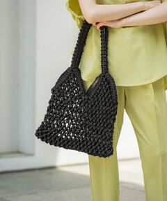 la.f... / ラ・エフ その他小物 | 透かし編みトートバッグ