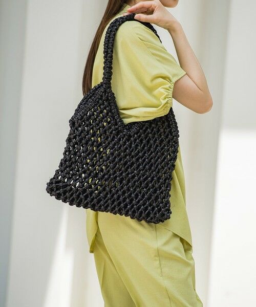 la.f... / ラ・エフ その他小物 | 透かし編みトートバッグ | 詳細1