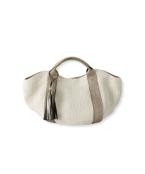 la.f... / ラ・エフ その他小物 | 【VIOLAd'ORO】チャーム付きラフィアバッグ | 詳細7