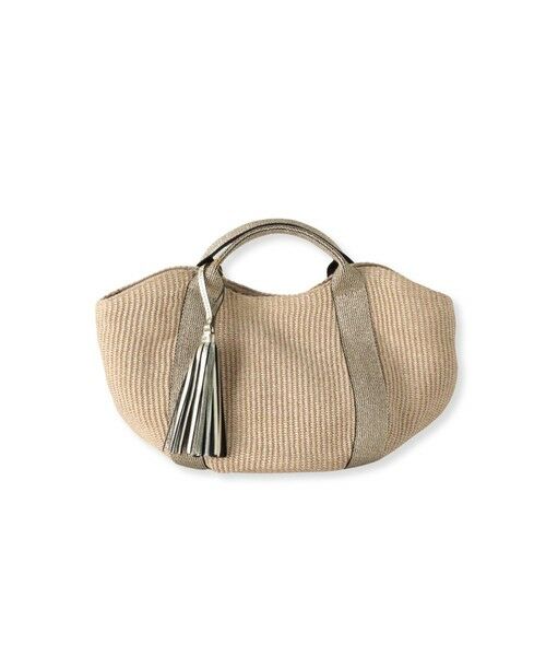 la.f... / ラ・エフ その他小物 | 【VIOLAd'ORO】チャーム付きラフィアバッグ | 詳細12