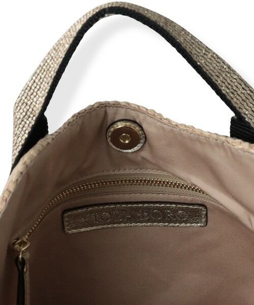 la.f... / ラ・エフ その他小物 | 【VIOLAd'ORO】チャーム付きラフィアバッグ | 詳細22