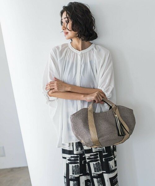 la.f... / ラ・エフ その他小物 | 【VIOLAd'ORO】チャーム付きラフィアバッグ | 詳細24