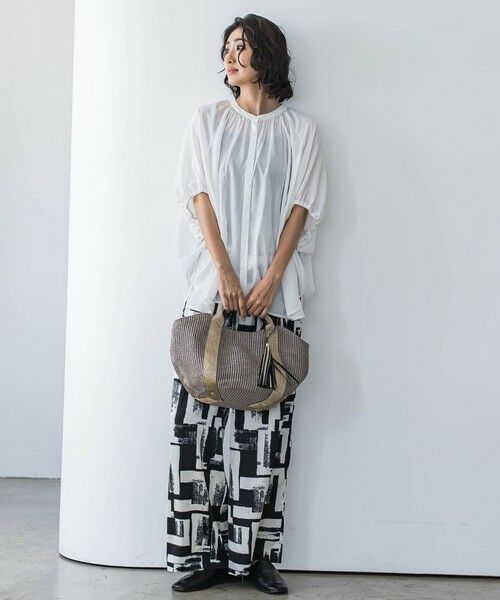 la.f... / ラ・エフ その他小物 | 【VIOLAd'ORO】チャーム付きラフィアバッグ | 詳細25