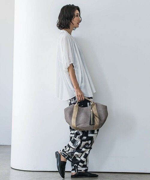 la.f... / ラ・エフ その他小物 | 【VIOLAd'ORO】チャーム付きラフィアバッグ | 詳細27