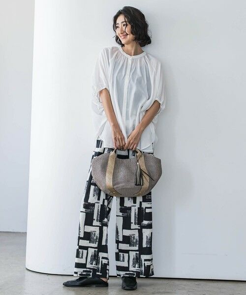 la.f... / ラ・エフ その他小物 | 【VIOLAd'ORO】チャーム付きラフィアバッグ | 詳細28