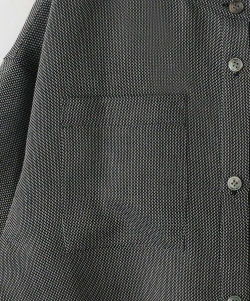【新品・未使用】黒のメッシュブルゾン 涼しい、オシャレ、着心地抜群の3拍子がそろった シンイチロウ