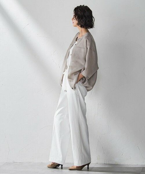 la.f... / ラ・エフ テーラードジャケット | シャンブレーメッシュブルゾン≪手洗い可能≫ | 詳細17