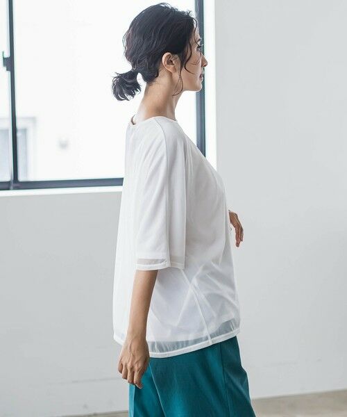 la.f... / ラ・エフ カットソー | トリコットシフォンカットソー≪洗濯機で洗える≫ | 詳細4