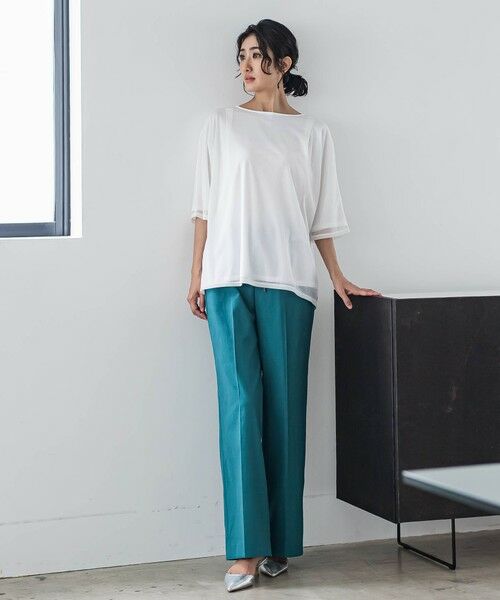 la.f... / ラ・エフ カットソー | トリコットシフォンカットソー≪洗濯機で洗える≫ | 詳細5