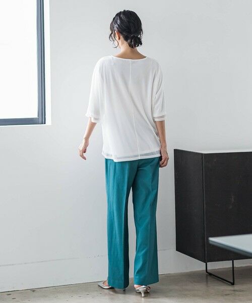 la.f... / ラ・エフ カットソー | トリコットシフォンカットソー≪洗濯機で洗える≫ | 詳細7