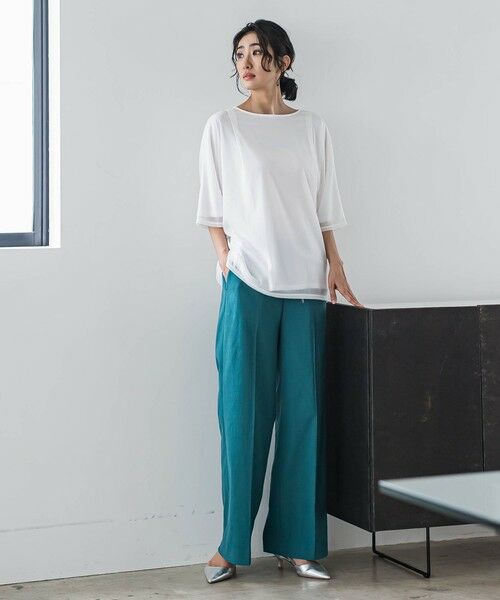 la.f... / ラ・エフ カットソー | トリコットシフォンカットソー≪洗濯機で洗える≫ | 詳細8