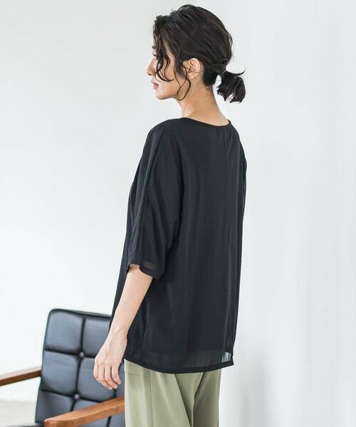 la.f... / ラ・エフ カットソー | トリコットシフォンカットソー≪洗濯機で洗える≫ | 詳細11