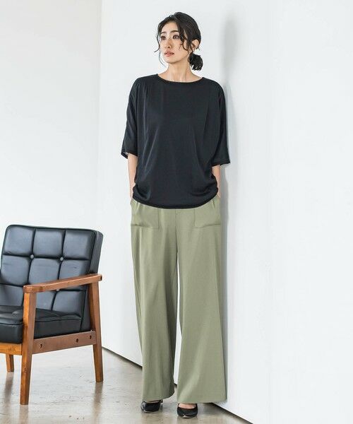 la.f... / ラ・エフ カットソー | トリコットシフォンカットソー≪洗濯機で洗える≫ | 詳細13