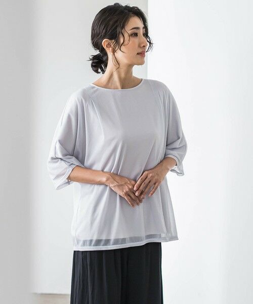 la.f... / ラ・エフ カットソー | トリコットシフォンカットソー≪洗濯機で洗える≫ | 詳細18