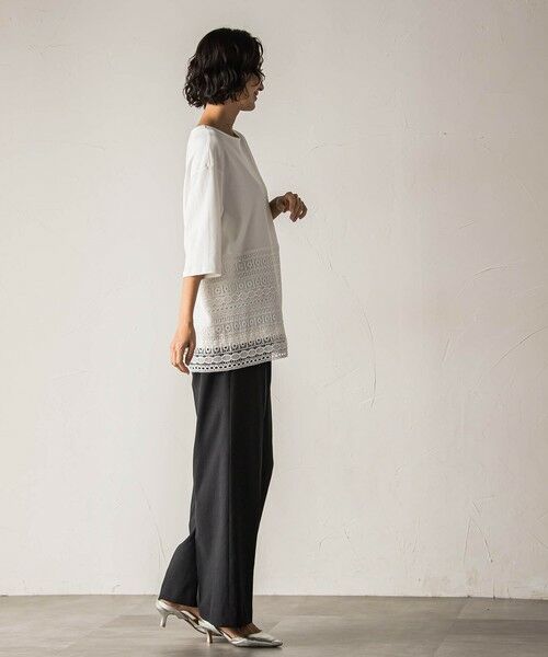 la.f... / ラ・エフ カットソー | 【biyori】""裾に咲くレース""日常がさりげなくときめきくカットソー≪洗濯機で洗える≫ | 詳細6