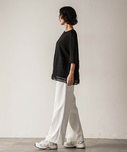 la.f... / ラ・エフ カットソー | 【biyori】""裾に咲くレース""日常がさりげなくときめきくカットソー≪洗濯機で洗える≫ | 詳細14