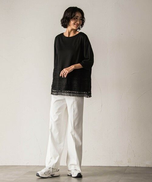 la.f... / ラ・エフ カットソー | 【biyori】""裾に咲くレース""日常がさりげなくときめきくカットソー≪洗濯機で洗える≫ | 詳細16