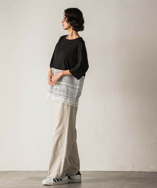 la.f... / ラ・エフ カットソー | 【biyori】""裾に咲くレース""日常がさりげなくときめきくカットソー≪洗濯機で洗える≫ | 詳細23