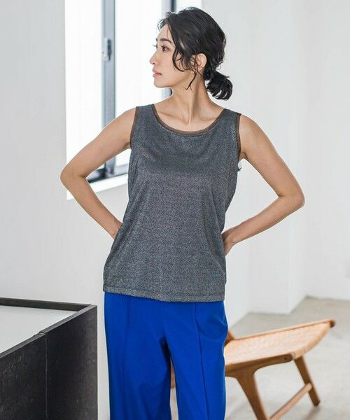 la.f... / ラ・エフ キャミソール・チューブトップ | 【WEB限定】ラメタンク≪手洗い可能≫ | 詳細1