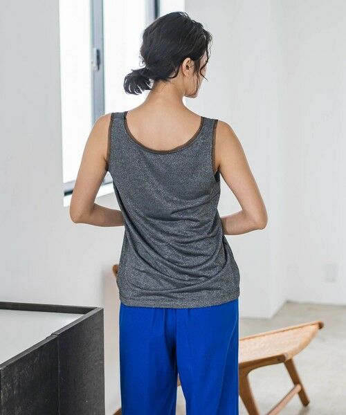 la.f... / ラ・エフ キャミソール・チューブトップ | 【WEB限定】ラメタンク≪手洗い可能≫ | 詳細2