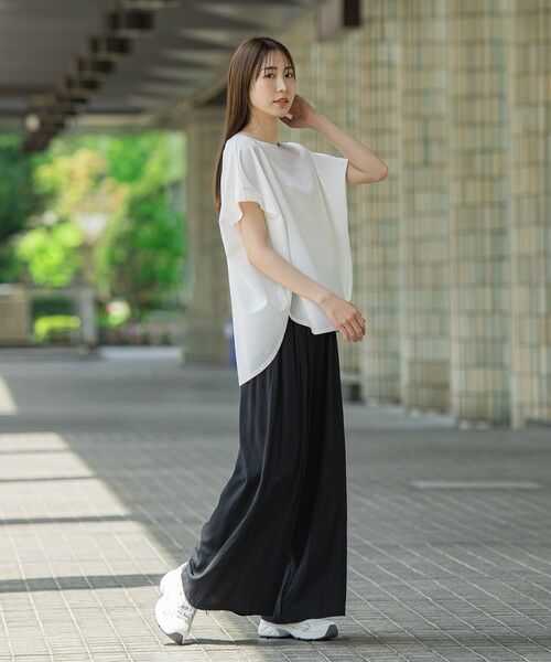 la.f... / ラ・エフ カットソー | 【WEB限定】ゆったりシルエットカットソー≪洗濯機で洗える≫ | 詳細12