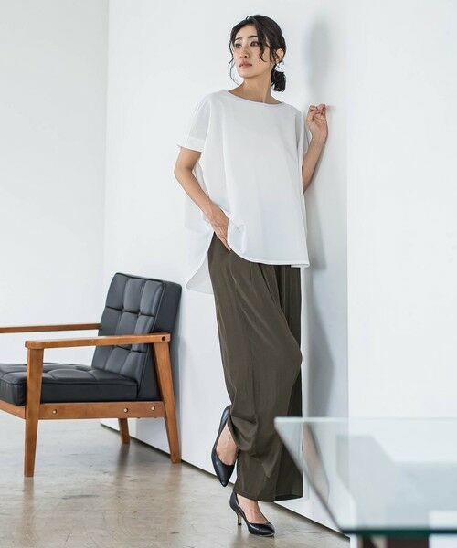 la.f... / ラ・エフ カットソー | 【WEB限定】ゆったりシルエットカットソー≪洗濯機で洗える≫ | 詳細4