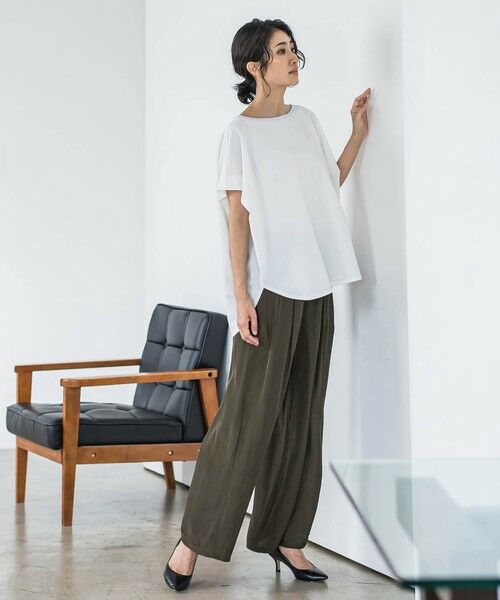 la.f... / ラ・エフ カットソー | 【WEB限定】ゆったりシルエットカットソー≪洗濯機で洗える≫ | 詳細8