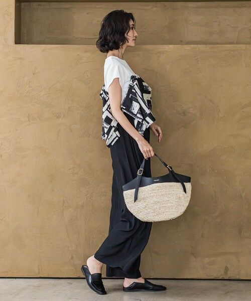 la.f... / ラ・エフ カットソー | 【WEB限定】配色スカーフプリントカットソー≪洗濯機で洗える≫ | 詳細8