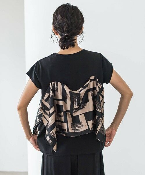 la.f... / ラ・エフ カットソー | 【WEB限定】配色スカーフプリントカットソー≪洗濯機で洗える≫ | 詳細25