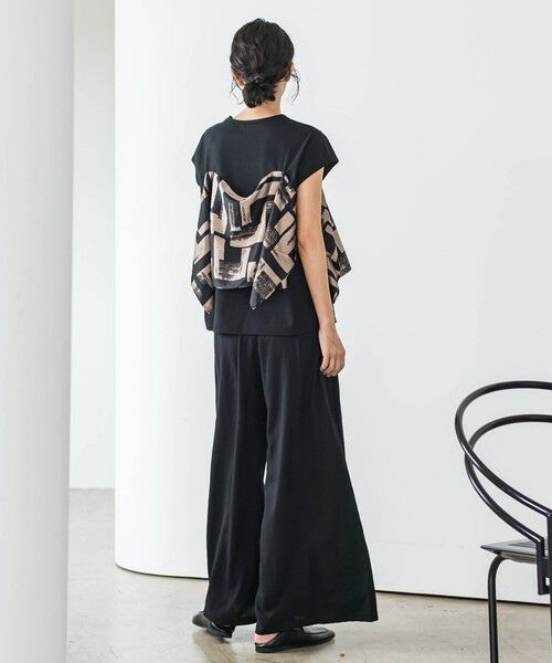 la.f... / ラ・エフ カットソー | 【WEB限定】配色スカーフプリントカットソー≪洗濯機で洗える≫ | 詳細29