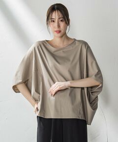 la.f... / ラ・エフ カットソー | ハリプルジャージカットソー≪洗濯機で洗える≫