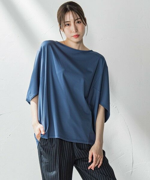 la.f... / ラ・エフ カットソー | ハリプルジャージカットソー≪洗濯機で洗える≫ | 詳細13