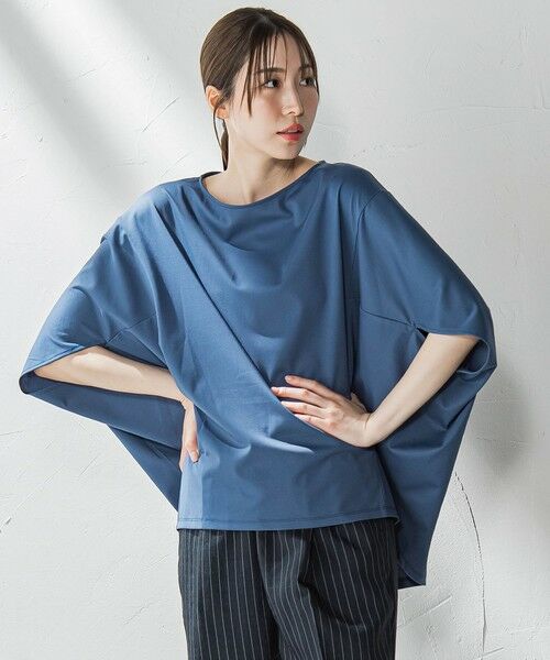 la.f... / ラ・エフ カットソー | ハリプルジャージカットソー≪洗濯機で洗える≫ | 詳細15