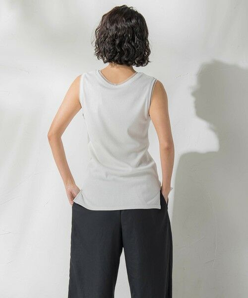 la.f... / ラ・エフ カットソー | 【biyori】ラメテレコタンクトップ≪手洗い可能≫ | 詳細2