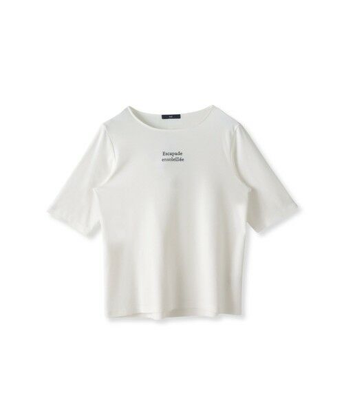 la.f... / ラ・エフ カットソー | 【biyori】刺繍ロゴTシャツ≪洗濯機で洗える≫ | 詳細13