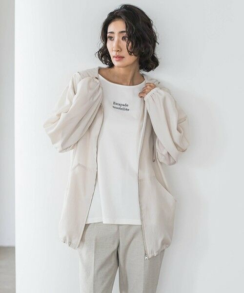 la.f... / ラ・エフ カットソー | 【biyori】刺繍ロゴTシャツ≪洗濯機で洗える≫ | 詳細9