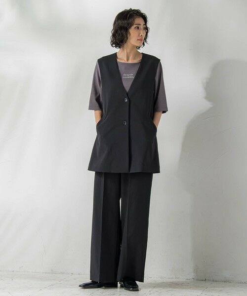 la.f... / ラ・エフ カットソー | 【biyori】刺繍ロゴTシャツ≪洗濯機で洗える≫ | 詳細26