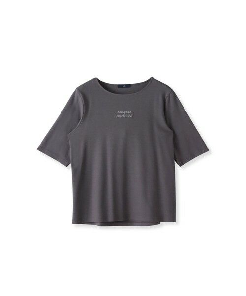 la.f... / ラ・エフ カットソー | 【biyori】刺繍ロゴTシャツ≪洗濯機で洗える≫ | 詳細29