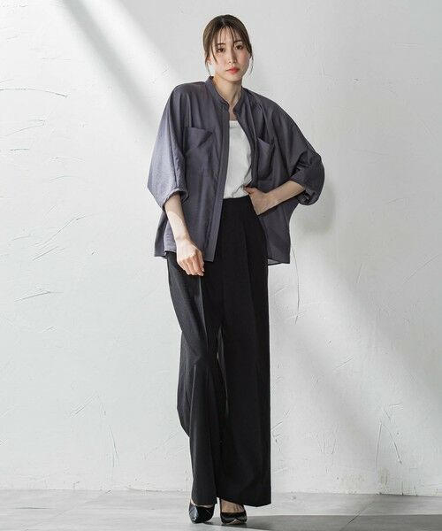 la.f... / ラ・エフ その他パンツ | ドライシャンタンワイドパンツ≪洗濯機で洗える≫ | 詳細10